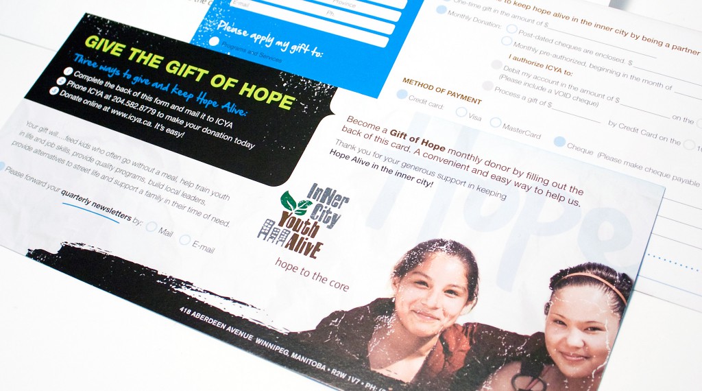 Inner City Youth Alive - Donation Mailer